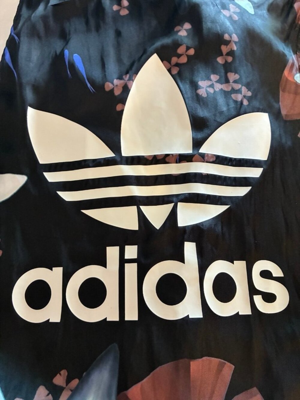 Adidas Originals Lotus Print Sleeveless Romper Jumpsuit Shorts Playsuit Small 6 - Picture 6 of 10
